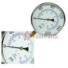 Large 4 5  200 Psi Air Compressor Tank Pressure Gauge 1 4  Male Npt Threads