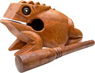 Deluxe Super-jumbo 13  Wood Frog Guiro Rasp - Percussion Musical Instrument Tone