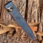 Handmade Black Leather Sheath For Knife Double Edge Dagger Blade Case