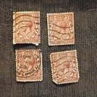 39 Great Britain King George V Used Stamps Lot 1 2d Green 1 1 2d Brown