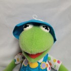 New Vtg 1993 Spring Kermit The Frog Plush Muppets Henson Overalls W cassette