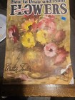 How To Draw And Paint Flowers Vintage Walter Foster Art Book 1950 Edition Staple
