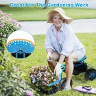 Rolling Garden Work Seat With Wheels  Gardening Stool For Planting