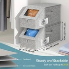 1 2x Stackable Hat Storage Organizer For Baseball Caps 24 Caps Hat Box With Lid
