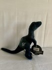 Jurassic World - Velociraptor Dinosaur Plush  8   stuffed Animal Toy  Blue