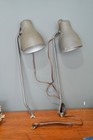 Vintage Industrial Drafting Table Lamp Light Antique Sewing Machine Double Arm