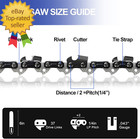 Mini Chainsaw Chain 6 Inch Replacement Guide Saw Chain For 6 Inch Mini Cordless 