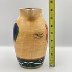 Casa Vero Ack Hand Painted Rooster Pitcher 8    Ceramic Farmhouse Country Jug