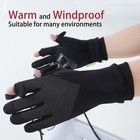 Bakovity Winter Gloves For Men mens Waterprood And Large  Black