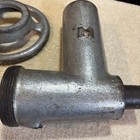 Oem Hobart Meat Grinder Attachment Housing Set          Heavy Cast Original 3   piece