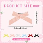 Jeffdad 60pcs Mini Cute Bow Hair Clips  Small Hair Bows For Women  Ribbon Bow   