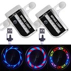 2 Tire Rechargeable Led Bike Wheel Lights  Waterproof Bicycle Spoke Lights 