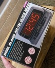 Vintage Lenoxx Sound Dual Alarm Am fm Clock Radio Model Cr-773 New In Box