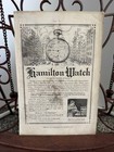 Vintage Detroit Electric And Hamilton Watch Magazine Advertisement Pages