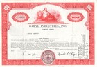 Vintage Original Stock bond Certificates - All Different - Lot Of 10