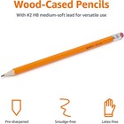 Pencils With Erasers Pre-sharpened Hb Lead Value Pack Of 30 Count No  2 Pencils