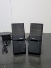 2 Nice Bose Mediamate Computer Speaker Pair Set Tested Working W ac Adapter Blk
