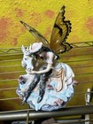 Ptc 7 5 Inch Butterfly Winged Fairy With Magical Unicorn Statue Figurine