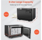 Open Box - Hot Towel Warmer Cabinet Spa Salon Facial Equipment - Black