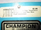 New Old Stock Champion  Armature Kit Cp-607-4x Proof Comutator