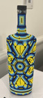 Traditional Huichol Beaded Kimo Sabe Tequila Empty Bottle Limited Only 1888 Made