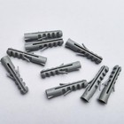 6pcs Gray Brick Wall Anchors  Heavy Duty Plastic Concrete Wall Anchor For Furnit