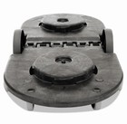 Brute Rubbermaid Commercial 264600bla 300 Lbs  Cap  2-container Trash Can Dolly 