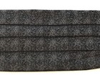 Silk Bow Tie And Cummerbund Black Gray Floral Formal Wedding Prom Hoco Preppy