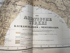 Turkey Cyprus Lebanon Black Sea 1873 Carl Graf Very Large Antique Map