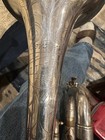 Vintage 1904 Merit Chicago Silver Trumpet - Working  - Mother Of Pearl - W  Rege