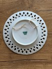 Vintage Disneyland Souvenir Plate Castle Gold Trim 1950s 60s Excellent Condition