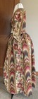 Outlander  Colonial  Cotton Polonaise Over Dress Gown Pirate  Rev War   Med nwot