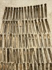 Vintage Round Wooden Clothespins Weathered Hanging Crafts Decor Lot Of 75