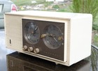 Vintage 1963 Motorola Am fm Clock Radio  Model Bc3g   Works