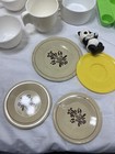 Vintage Play Pretend Kitchen Toys Lot  Dishes Pans Pots Utensils Tools