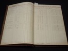 1880 s Sioux County Iowa Tax List Ledger - Hardcover - R 747