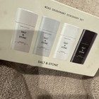 Salt   Stone Mini Deodorant Discovery Set Nib