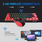 2 4g Wireless Gaming Keyboard And Mouse Set  Includes A Mini 60  