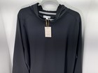 Peter Millar Crown Sport Hooded Golf Shirt Men Size 2xl Xxl Black Pullover Nwt