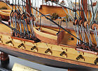 Uss Constitution Wooden Tall Ship Model 22  Old Ironsides Fully Assembled Boat