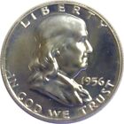 1956 50c Franklin Silver Half Dollar Proof Light Smokiness