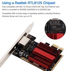 Rj45 Lan Network Card 2 5g Gigabit Ethernet Rtl8125 Pcie Gaming Wireless Adapter