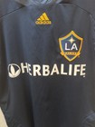 Adidas La Galaxy David Beckham  23 Mls Soccer Jersey Blue gold Size L