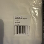 Cozy Earth Bamboo King Size 4-piece Sheet Set New White