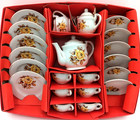 1950s Little Duchess Child s Porcelain 23 Piece Yellow Rose Tea Set Japan Mcm