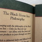 Vintage The Black Horse Inn New Jersey Ephemera Pamphlet   Restaurant Menu
