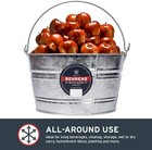 Behrens   c17  Hot-dipped Galvanized Steel Utility Pail 4 25 Gal - Silver