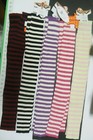Thigh High Striped Legwarmers 5 Fun Colors Ladies Sizes 30  Sansha Londrea Kt014