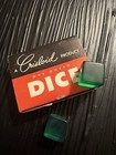 Rare Vintage Crisloid  12 Dice  Translucent Undrilled Dice Original Box Blank