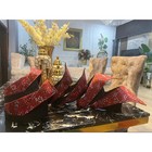 Malaysian Batik Half Tanjak Traditional Malay Headwear Cultural Accessory